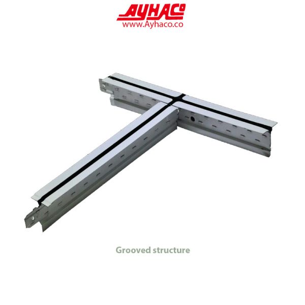 AYHACO t-grid suspension grooved structure